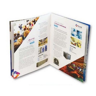 5.5 x 8.5, 16 Page Coated Self Cover Stitched Booklet, 100 Lb Text