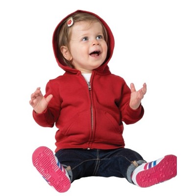 Port & Company® Infant Core Fleece Full-Zip Hooded Sweatshirt