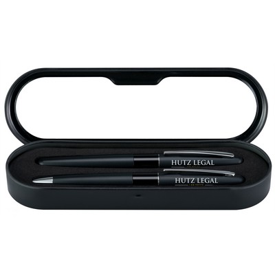 MR Metropolitan Gel Roller & Ball Point 2-Piece Gift Set