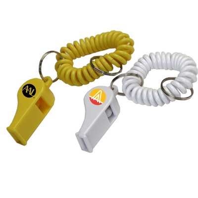 Wrist Coil w/Whistle Keyring