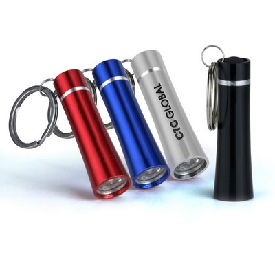 Mini LED Flashlight w/Keyring