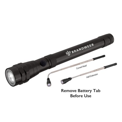 Telescopic Flashlight w/ LED Light