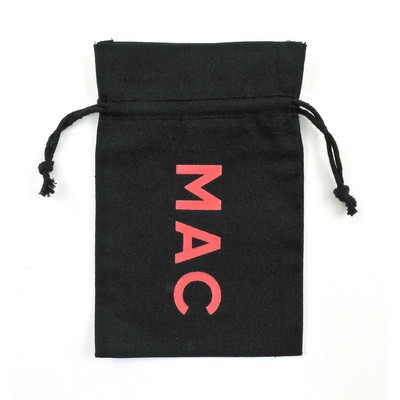 4"x 6" Duplex 100% Cotton Drawstring Bag