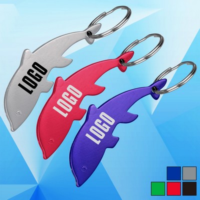 Dolphin Shaped Key Ring