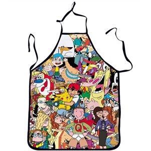 Dye-Sublimation Wide Bib Butcher Apron w/ Custom Imprint