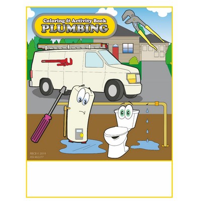 Plumbing Imprintable Coloring and Activity Book