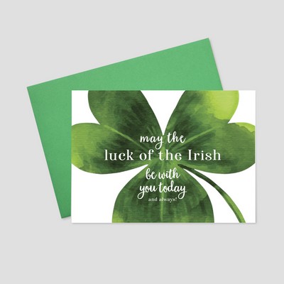 Irish Luck St. Patrick's Day Greeting Card