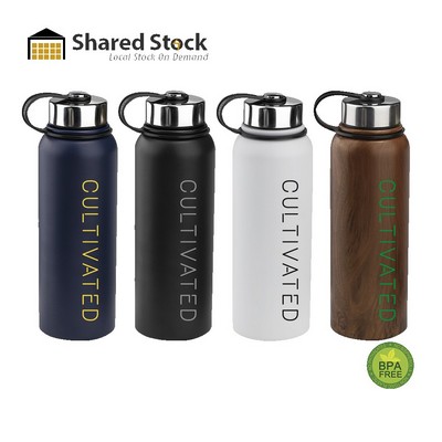 Redwood 40oz Stainless Steel Water Bottle-40 oz