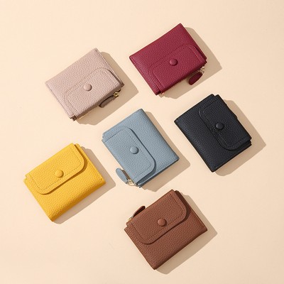 Multifunctional Zippered Purse Wallet