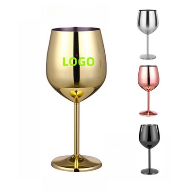 17oz Stainless Steel Wine Glasses