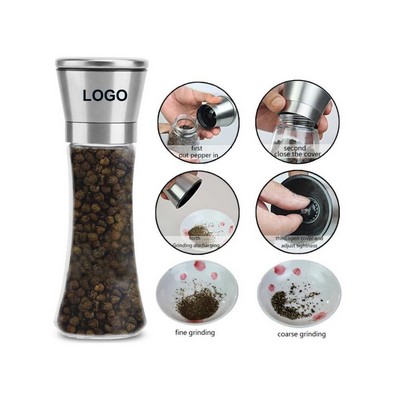 Stainless Steel Salt and Pepper Grinder for Freshly Ground Seasonings