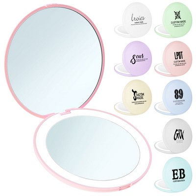 LED Lighted Travel Compact Mirror