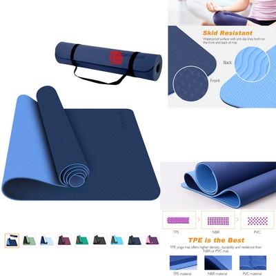 Yoga Mat w/Shoulder Strap