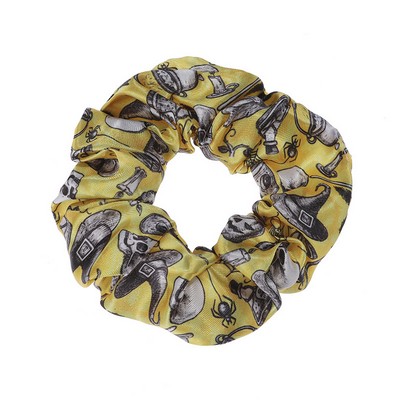 Halloween Full Color Satin Scrunchy