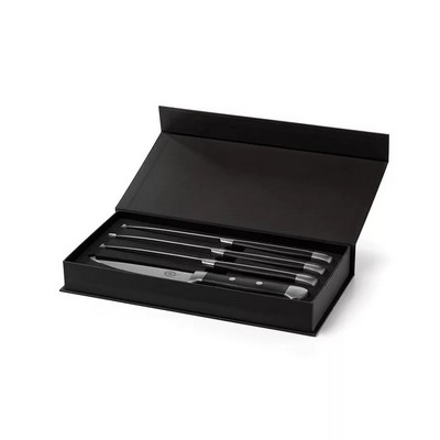 4 Pieces High Quality Steak Knife Set 4 Pc High Quality Steak Knife Set in Magnetic EVA Gift Box