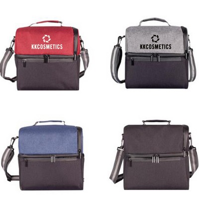 Insulated Dual Compartment Lunch Bag