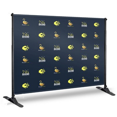 11.5ft Step & Repeat Backdrop - Wrinkle Free Fabric