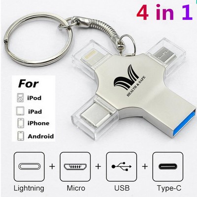 4 in 1 USB Flash Drive 8GB