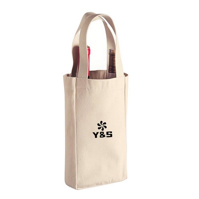 Canvas Wine Bottle Tote Bag