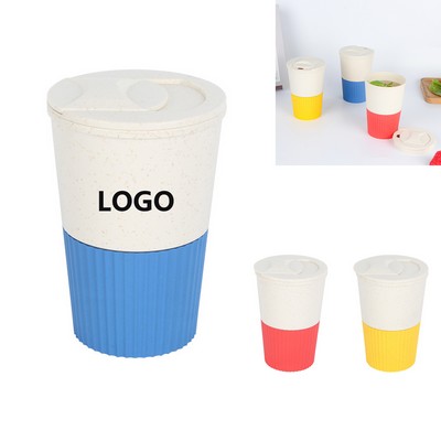 500Ml Wheat Straw Coffee Water Milk Tea Cup