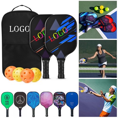 Glass Fiber Pickleball Paddle Set