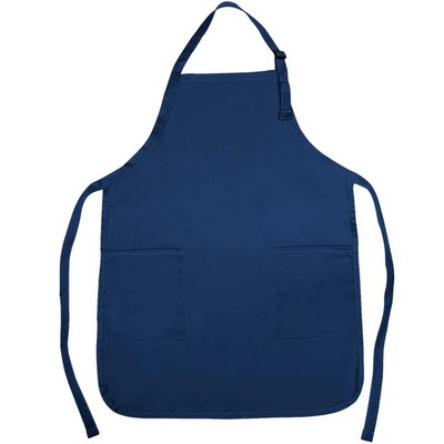 Nissun Poly-Cotton Apron w/2 Pockets