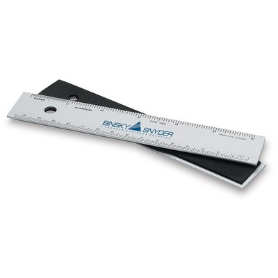 6" Non-slip Straight Edge Aluminum Ruler