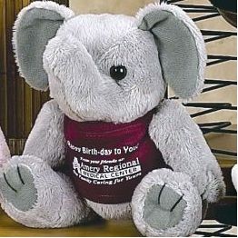 Continental Series Elephant Stuffed Animal w/Shirt (6")