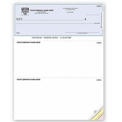 Lined Multi-Purpose Laser Voucher Check (3 Part)