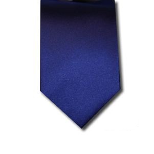 Solid Satin Men's Royal Blue Tie