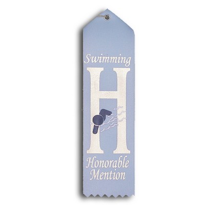 Stock Swim Event Ribbon - Honorable Mention