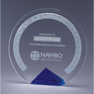 6.5" Cyrk Starphire Crystal Award