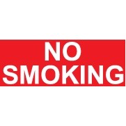 Classic Engraved Stock Sign - Tent Style - No Smoking