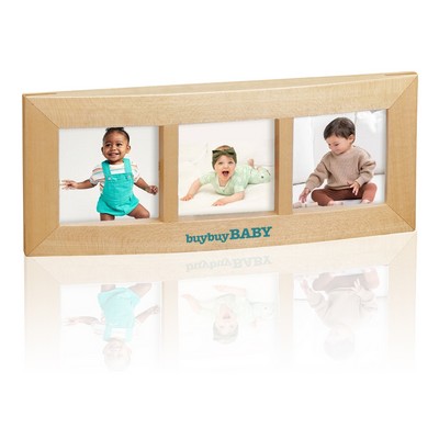 Multi Window Wooden Frame (3 of 3" x 3" Photos)