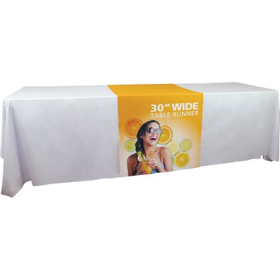 30" Wide 3-Sided Economy Coverage Table Runner