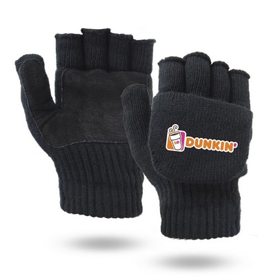 Black Glomitt Flip Mittens