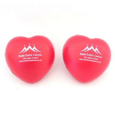 2 3/4" Heart Shape Ball Squeezie Stress Reliever