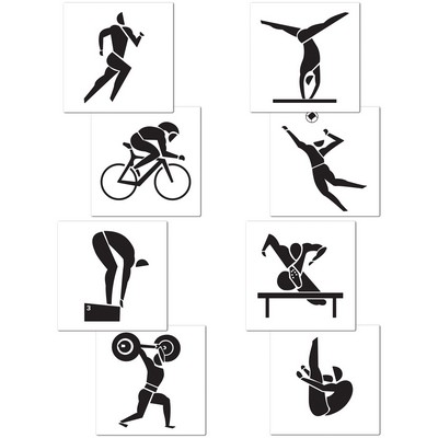 Summer Sports Cutouts