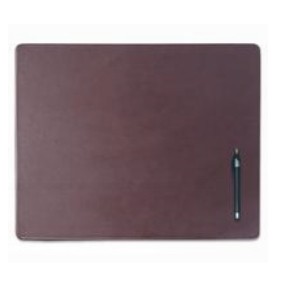 Leather Chocolate Brown Conference Pad (20"x16")