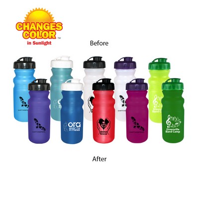 20 Oz. Sun Fun Cycle Bottle w/Flip Top Lid