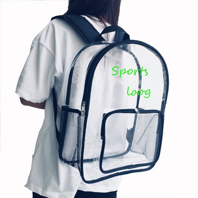 Clear Zipper Backpack