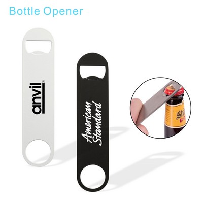 7inch Paddle Style Heavy Duty Speed Stainless Steel Flat Beer Bottle Opener