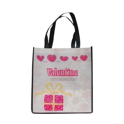 100 GSM Large Full Color Shopping Tote Bag with 8" Gusset (12" x 13")