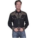 Men's Pick Stitch Yoke/Cuff Shirt