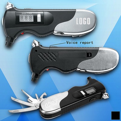 Multifunctional Tire Gauge w/Voice Report