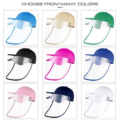 Face Shield Protective Baseball Cap