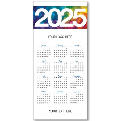 2025 Prism Calendar Card