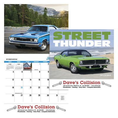 Street Thunder Appointment Calendar - Stapled