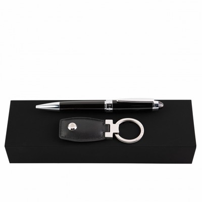 Set HUGO BOSS (ballpoint pen & key ring)