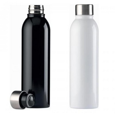 Bottles: Stainless Steel Metal Water Bottle Double-Walled 500ml